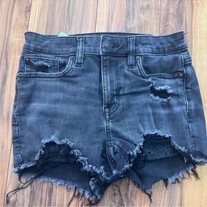 American Eagle Outfitters Black Jean Shorts